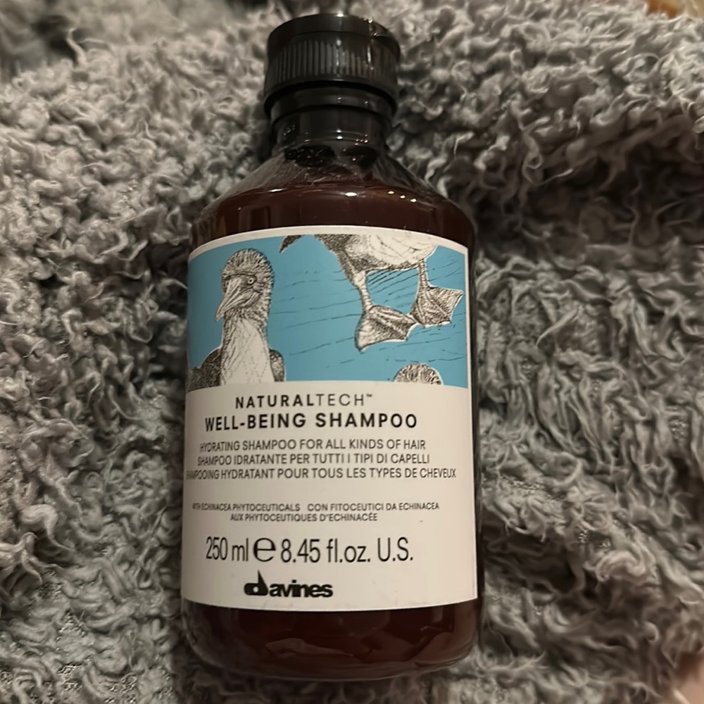 Brand New, Unopened Davines Naturaltech Well-Being Shampoo